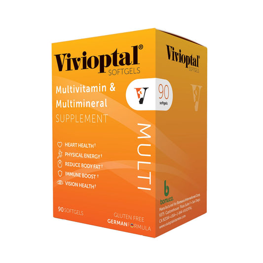 Vista lateral de Vivioptal Multi cápsulas