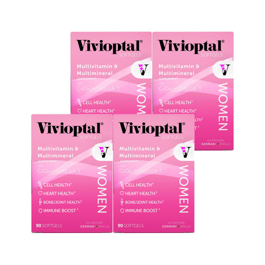Caja de Vivioptal Women multivitamínico rosa
