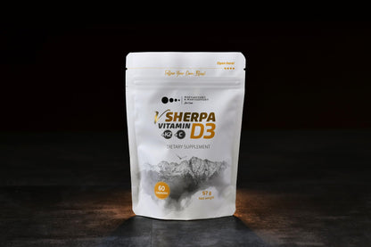 vSherpa vitamina d3 4000 ui con vitamina k2 y vitamina c botella