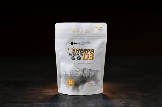 vSherpa vitamina d3 4000 ui con vitamina k2 y vitamina c botella