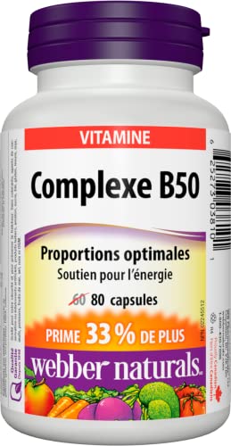 Webber Naturals complejo B50 cápsulas