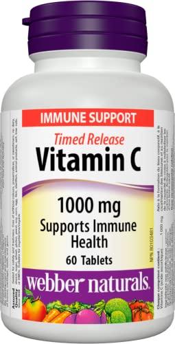 Frasco Webber Naturals Vitamina C 1000 mg 60 tabletas