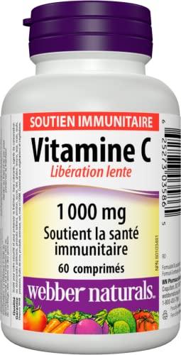 Tabletas liberación prolongada Vitamina C Webber Naturals
