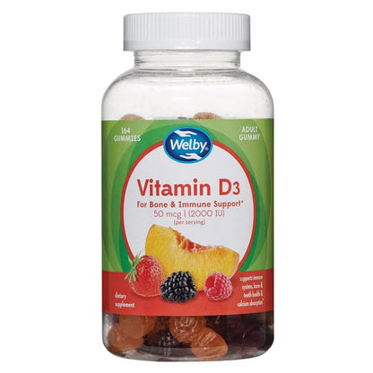 Welby gomitas de vitamina b12 50 mcg paquete 164 unidades sabor frambuesa