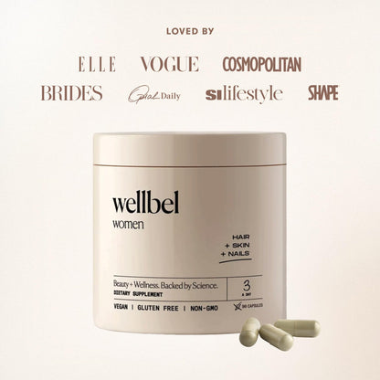 Suplemento WELLBEL sin GMO para piel cabello uñas