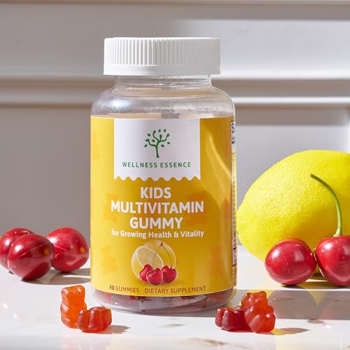 Gomitas multivitamínicas Wellness Essence para niños en envase