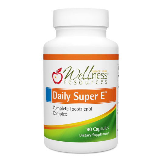 Wellness Resources Daily Super E vitamina e en cápsulas frasco