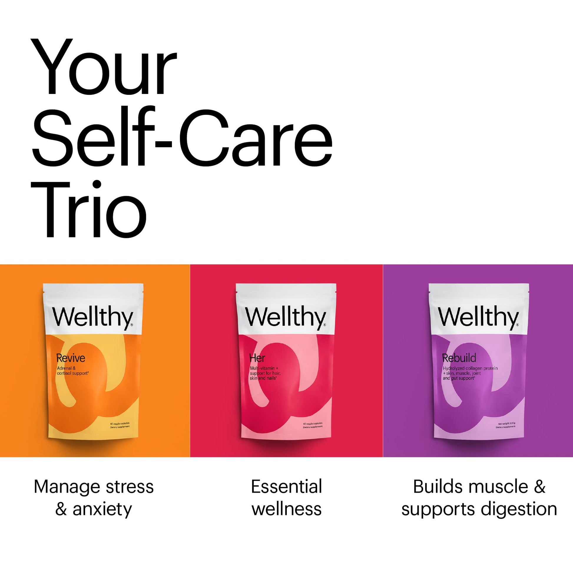 Wellthy Her multivitamínico mujeres auto cuidado