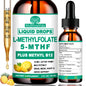 Botella WellVeraVida gotas L Metilfolato 15mg sabor piña 2oz