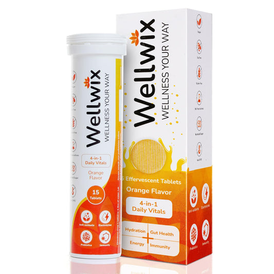 Paquete tabletas efervescentes Wellwix Vitals Diarios