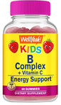 WellYeah gomitas complejo b para niños 60 unidades sabor fresa