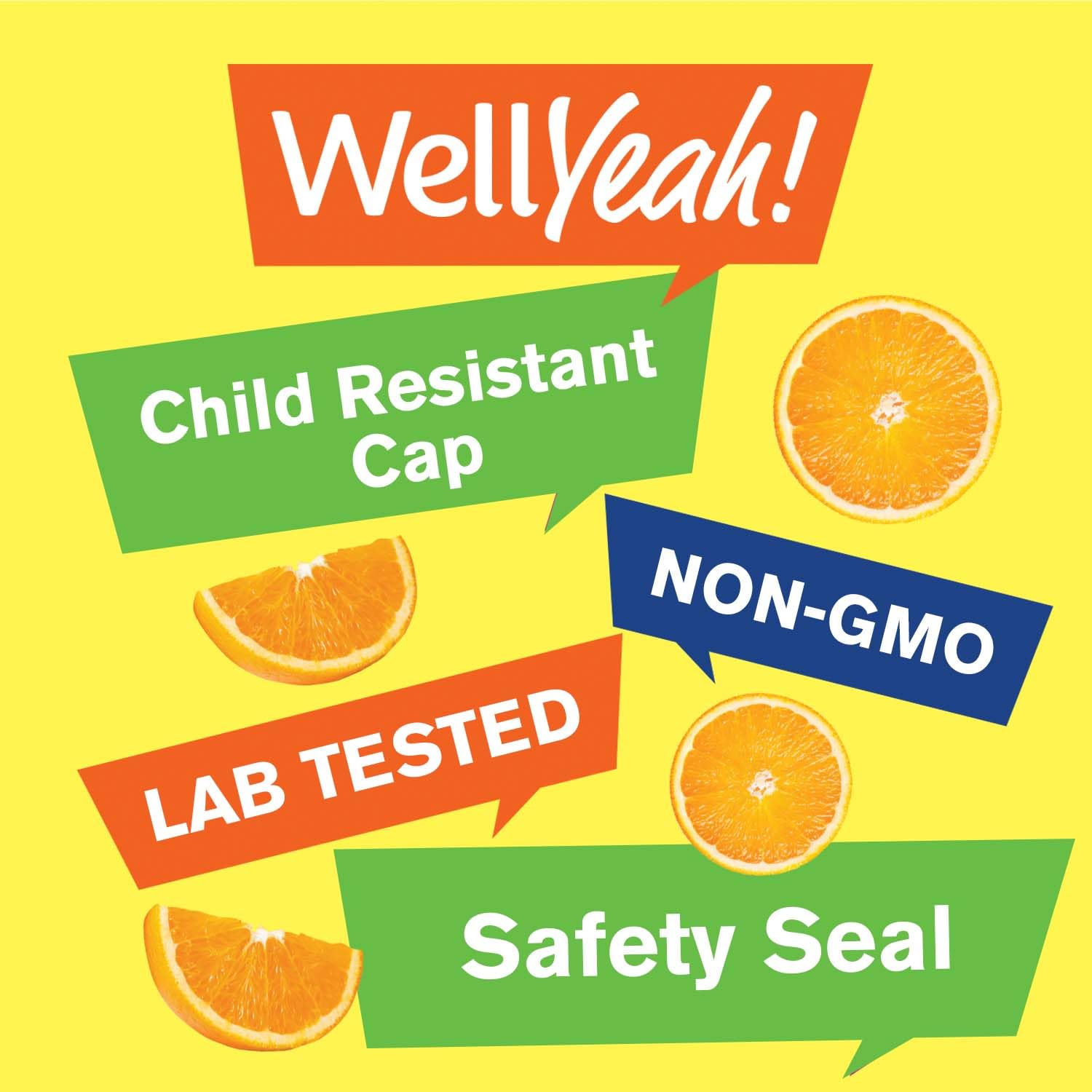 WellYeah suplemento gomitas vitamina c d3 zinc antioxidantes