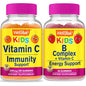 Paquete de gomitas vitamina C y complejo B para niños WellYeah
