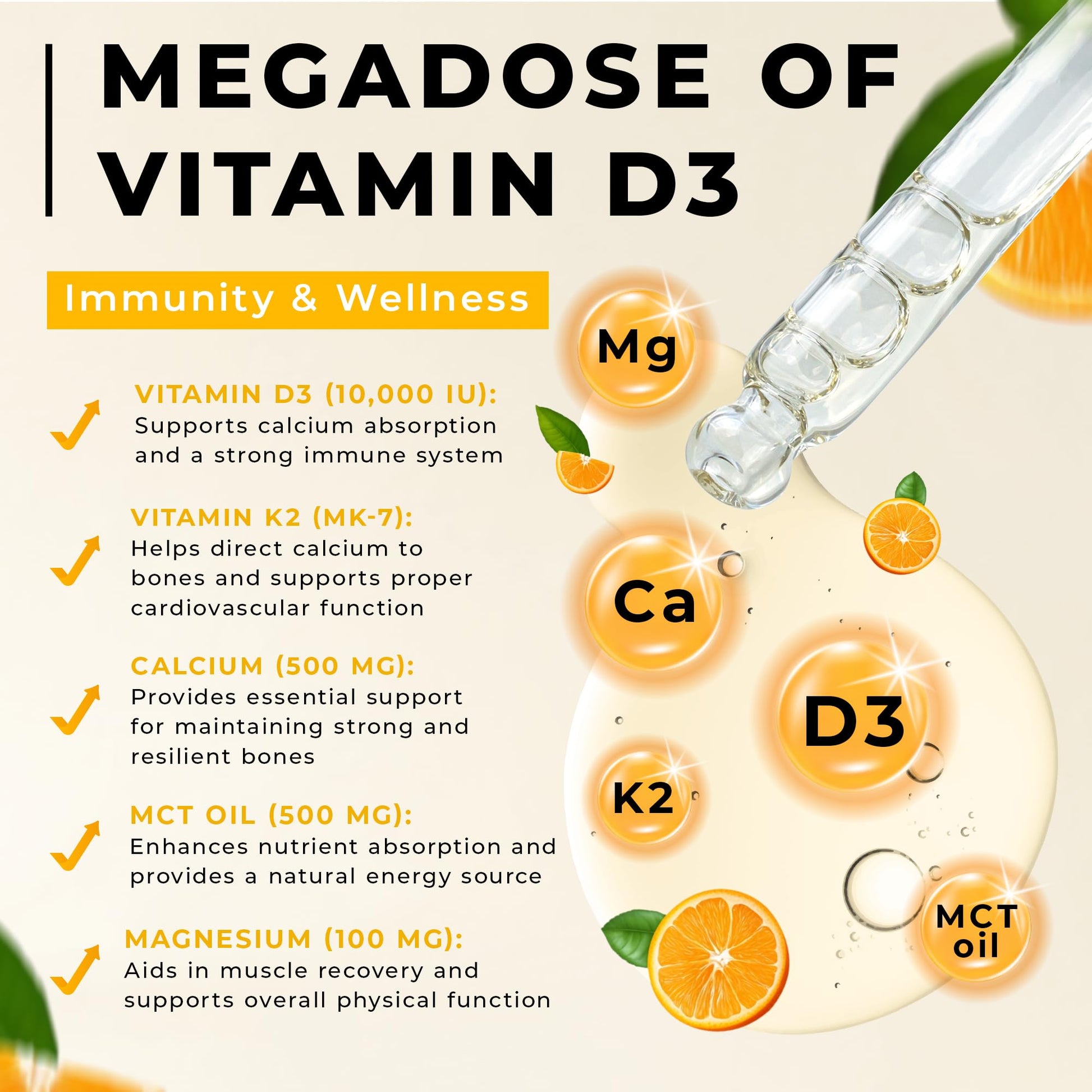 Goteo de vitaminas líquidas WELVIUM para dosis precisa