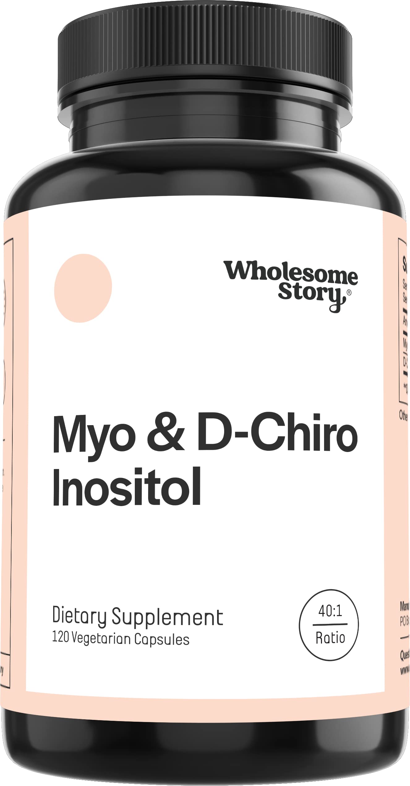 Wholesome Story cápsulas myo y d-chiro inositol 2050mg