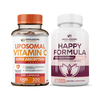 Wholesome Wellness cápsulas vitamina C liposomales 200 pastillas