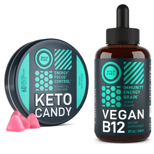 WILD FUEL gomitas keto con colágeno energéticas cereza