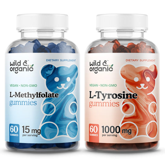 Wild & Organic gomitas L-metilfolato apoyo cerebral