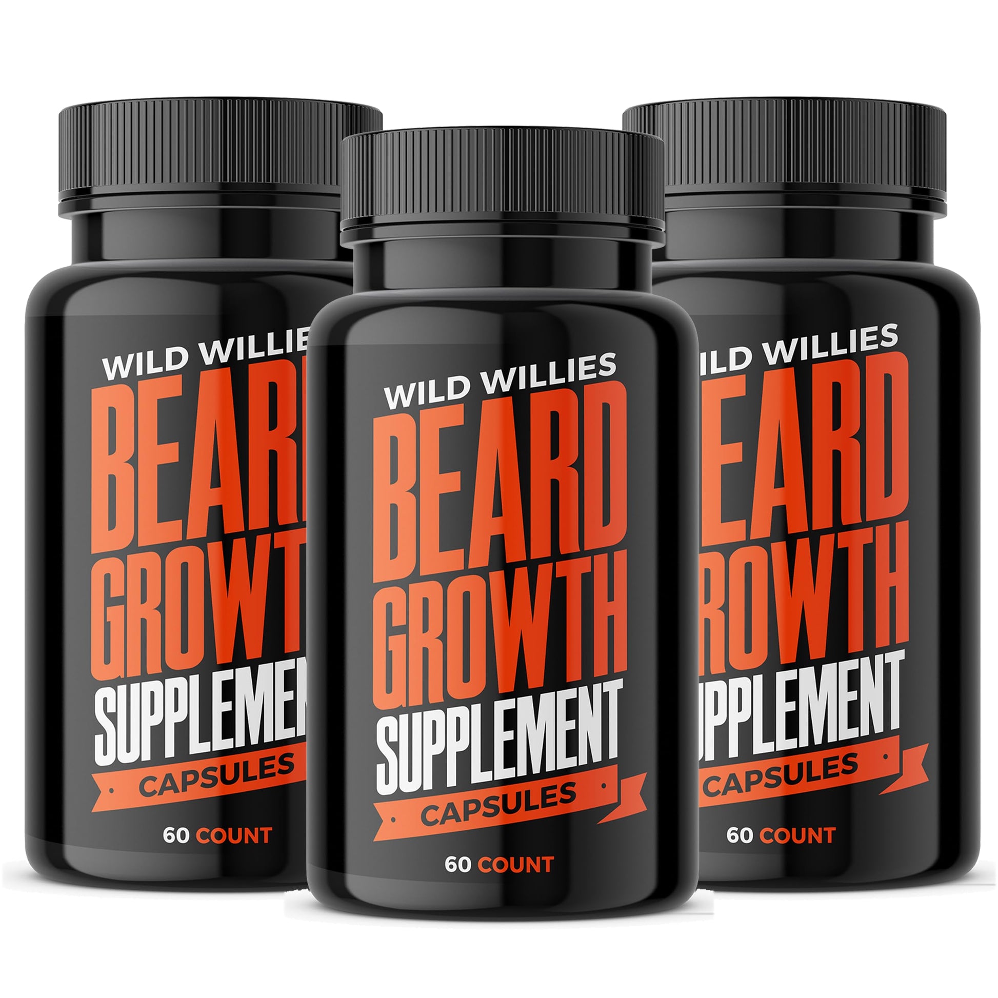 Frasco Vitaminas Wild Willies crecimiento de barba con complejo BioSitol ASX