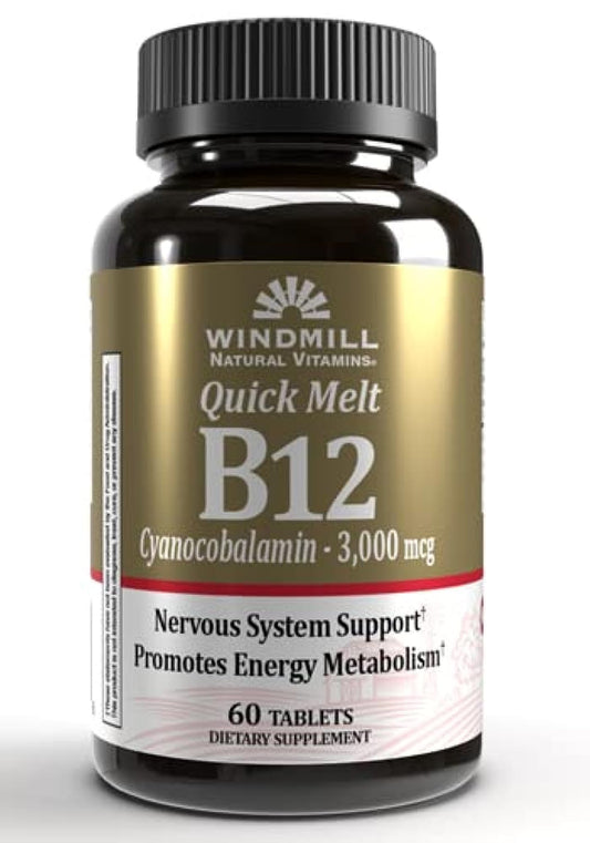 Windmill B-12 3000 mcg tabletas rápidas disolución