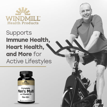 Multivitaminas Windmill apoyan la salud inmunológica y cardíaca.