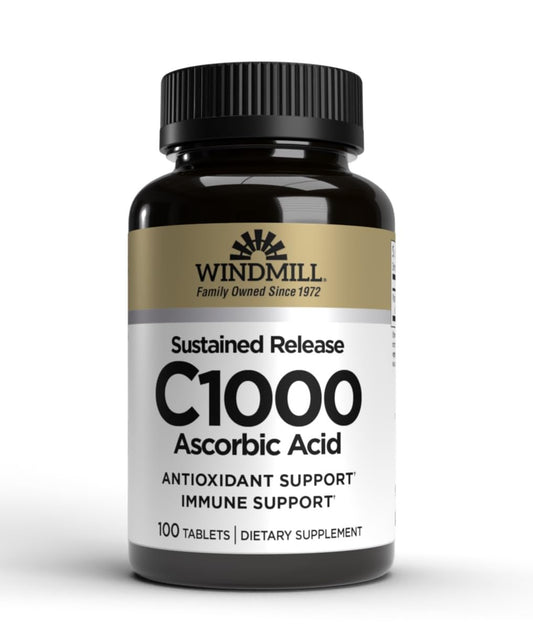 Windmill Vitamina C-1000 mg frasco frontal