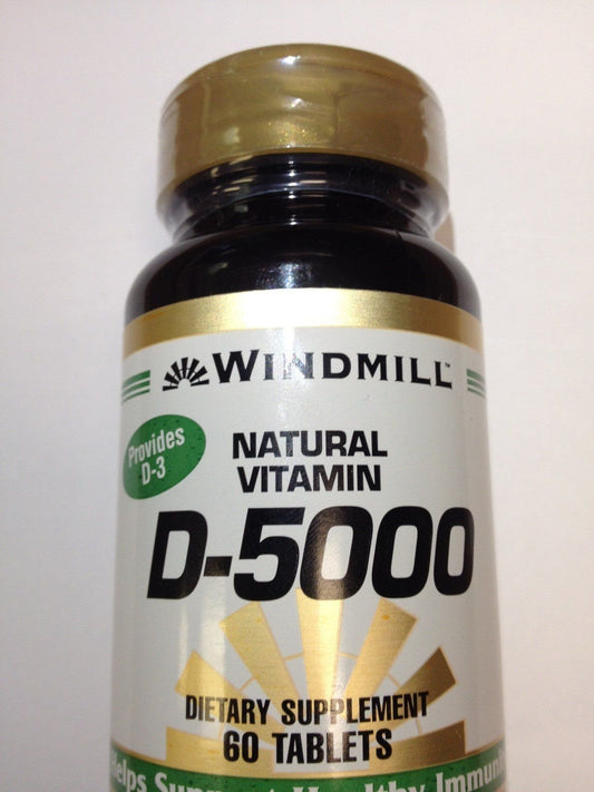 Windmill vitamina D3 5000 UI tabletas paquete de 60