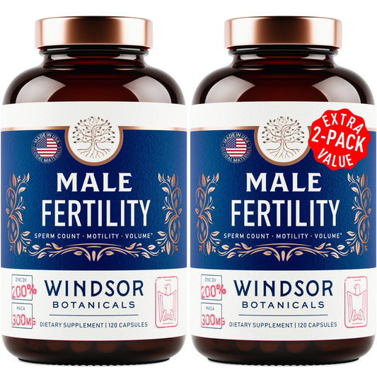 WINDSOR BOTANICALS suplemento fertilidad masculina 240 cápsulas