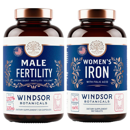 WINDSOR BOTANICALS suplemento fertilidad masculina caja