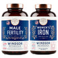 WINDSOR BOTANICALS suplemento fertilidad masculina caja