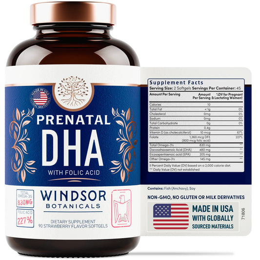 WINDSOR BOTANICALS tabletas hierro para mujeres
