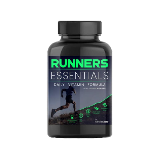 Botella de Without Limits Runners Essentials - 60 cápsulas