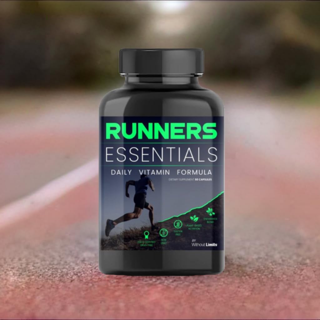 Without Limits Vitaminas Corredores - Botella Negra