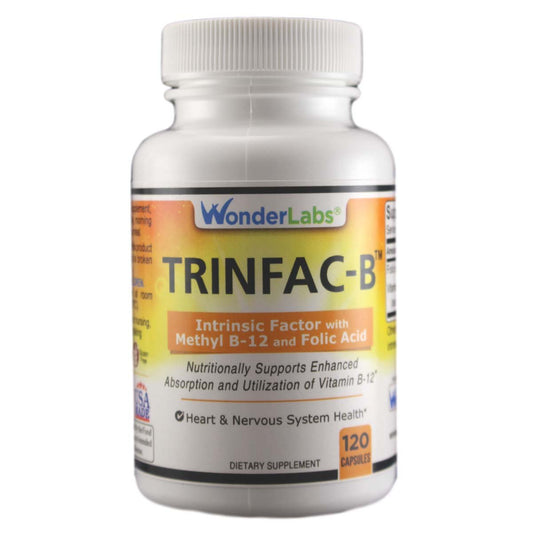 Wonder Laboratories Factor Intrínseco cápsulas con ácido fólico y B12