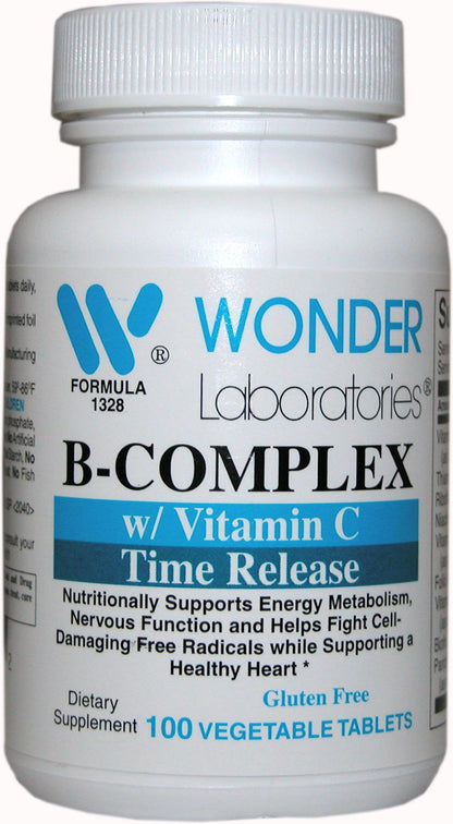Wonder Labs B-Complex botella etiqueta