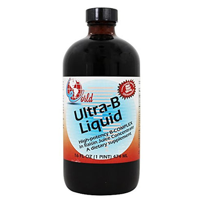 Ultra-B líquido complejo B jugo de uva pasa botella