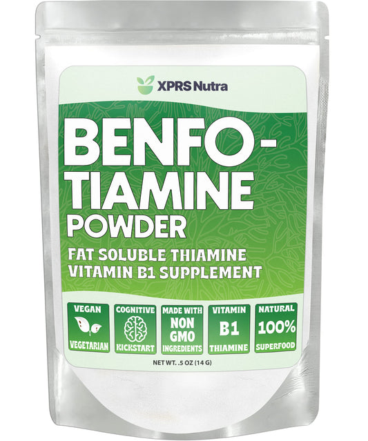 XPRS Nutra benfotiamina 0.5 onzas botella frontal