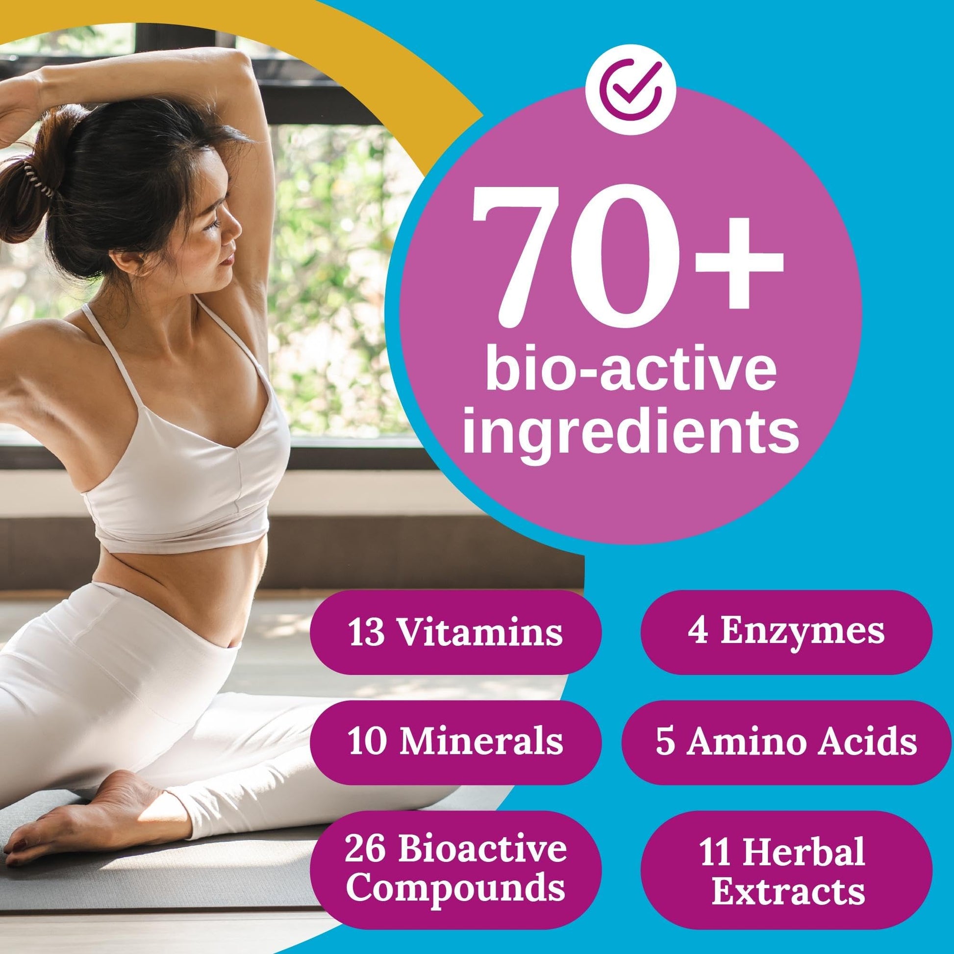 70+ ingredientes activos en Xtendlife