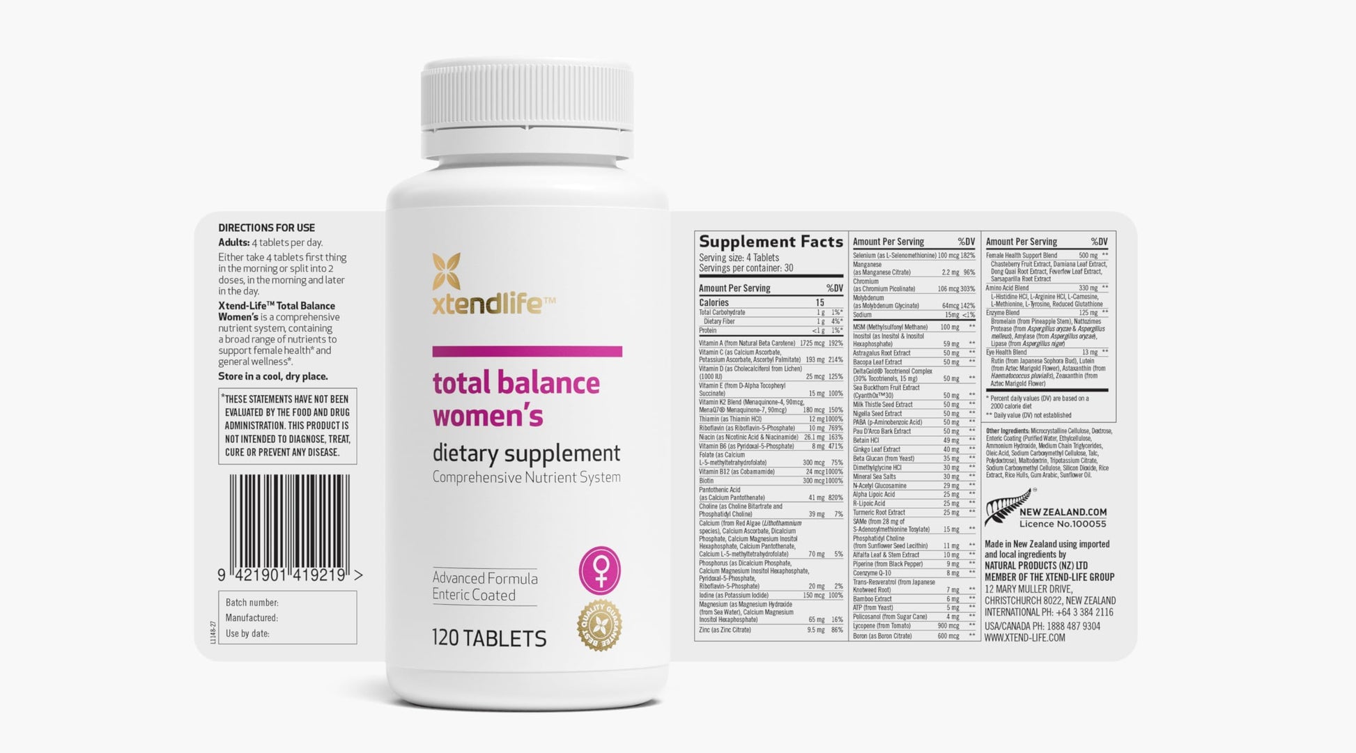 Compuesto para salud femenina en Xtendlife