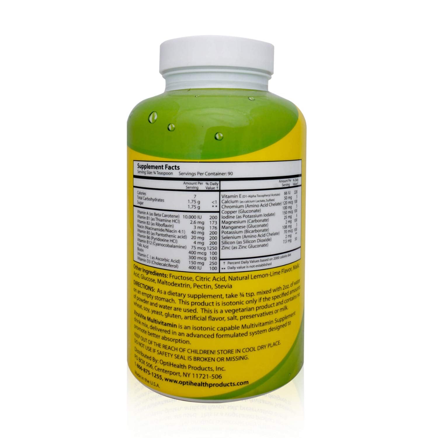 XtraVITE multivitamínico en paisaje exterior