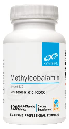 XYMOGEN metilcobalamina vitamina B12 5000 mcg tabletas pequeñas