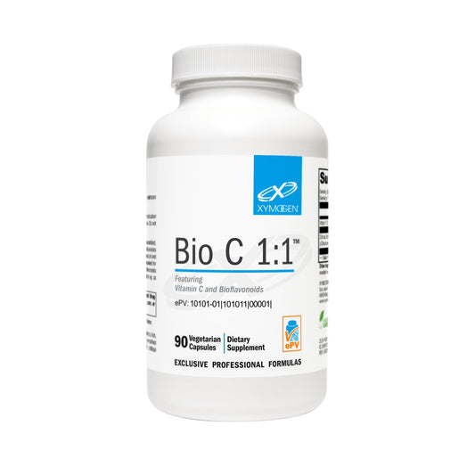 Frasco XYMOGEN Bio C 1:1 vitamina c alta potencia
