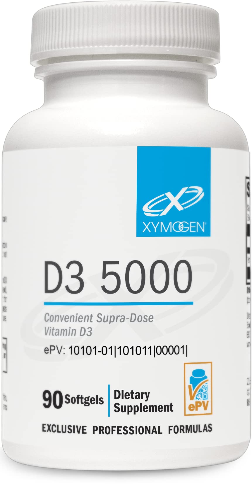 XYMOGEN D3 5000 cápsulas blandas vitamina d3 90 unidades