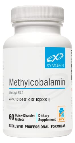 XYMOGEN Metilcobalamina vitamina B12 caja frontal 60 tabletas