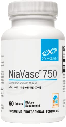 XYMOGEN NiaVasc niacina liberación prolongada soporte cardiovascular