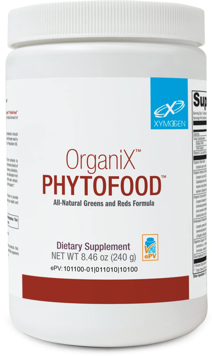 Detalle combinación XYMOGEN vitamina D y OrganiX polvo