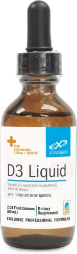 Etiqueta fórmula XYMOGEN gotas líquidas vitamina D3