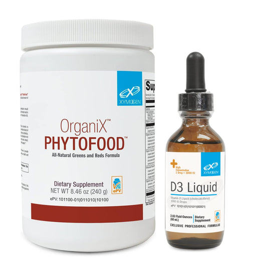 Frasco XYMOGEN Vitamina D3 líquida 1000 IU
