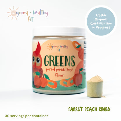 Young Healthy Fit suplemento en polvo para niños con ingredientes reales