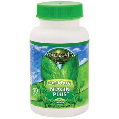 Youngevity Ultimate Niacin Plus 500mg paquete 60 tabletas